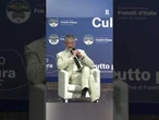 Il ministro Giuli: "Alla sinistra restano solo i comici"
