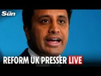 LIVE: Reform UK press conference with Zia Yusuf