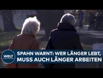 JENS SPAHN ÜBER RENTE: Längeres Leben heißt auch längeres Arbeiten