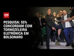Datafolha: 55% concordam com tornozeleira eletrônica em Bolsonaro | CNN 360°