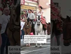 Victoria Federica aparece a lomos de un caballo blanco para ir al Rocío con la Hermandad de #triana