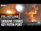 Mushroom cloud erupts over Novorossiysk as Ukraine strikes with Flamingo and Neptune missiles
