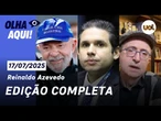 Reinaldo ao vivo: Bolsonaro apela a Trump; Lula na Quaest; Congresso passa pauta-bomba; tarifaço e+