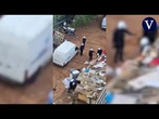 La Guardia Urbana desaloja el poblado de chabolas del barrio de Vallcarca