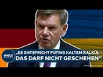 UKRAINE-KRIEG: "Das darf nicht geschehen" Knallhart-Ansage! Wadephul richtet deftige Worte an Putin