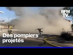 États-Unis: des pompiers échappent de peu à l'effondrement d'un toit lors d'une intervention
