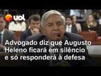 Augusto Heleno fica em silêncio ao ser questionado por Moraes no STF e só vai responder à defesa