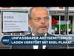 FLENSBURG: "Juden haben hier Hausverbot" Unfassbarer Antisemitismus! Laden verstört mit Ekel-Plakat