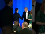 Trump arrives at White House Correspondents’ Dinner