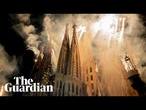 Fireworks light up Sagrada Família after Pope Leo's blessing