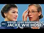 BUNDESTAGSWAHL 2025: Wagenknecht vs. Weidel - So ähnlich sind sich BSW und AfD wirklich