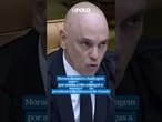 Moraes denuncia chantagem por #anistia e cita ameaça a presidentes da Câmara e do Senado #bolsonaro