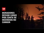 "Céu laranja": Incêndios florestais perigosos forçam retiradas no Canadá | CNN NOVO DIA