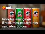 Guerra da batata: Pringles avança no Brasil, mas esbarra nos salgados típicos como a coxinha