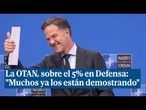 Rutte dice que Europa y Canadá alcanzarán el prometido 5% del PIB en Defensa