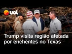 Trump visita o Texas após enchentes que deixaram mais de 100 mortos nos EUA; confira