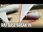 RAF planes SABOTAGED in 'grotesque' security breach at UK military base