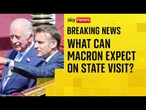 Royal family rolling out the red carpet for French president and his wife Brigitte