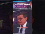 Democrats suggest Colbert's 'Late Show' cancelled for 'political reasons' #shorts