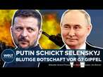 UKRAINE-KRIEG: Putins Armee greift Krywyj Rih vor G7 Gipfel an - 50 Milliarden Dollar für Selenskyj