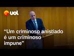 Atentado em Brasília: Moraes diz que não há possibilidade de anistia para criminosos: 'É impunidade'