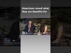 'Jesse Watters Primetime' asks: What are you thankful for? #shorts