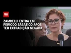 Carla Zambelli entra em período sabático e planeja lançar livro após extradição negada | CNN 360°