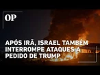 Israel atende pedido de Trump e pausa ataques no Irã, mas mantém ofensiva no Líbano