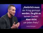 Wladimir Klitschko im Gespräch: Ist ein Frieden in der Ukraine absehbar? | maischberger