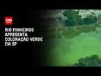 Rio Pinheiros apresenta coloração verde em SP | CNN 360º