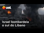 Israel lança ataque aéreo e atinge prédio de apartamentos no sul do Líbano