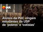 Alunos da PUC são denunciados por racismo contra estudantes negros da USP