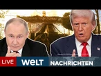 UKRAINE KRIEG: Trump plötzlich vorsichtig - Alaska-Gipfel wird zur Nagelprobe | WELT Livestream