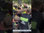 Brutalne pobicie działaczy Ruchu Obrony Granic przez niemiecką policję