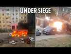 Explosions rock Russian border city as Ukraine launch devastating rocket strikes on Belgorod