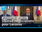 France : ultimes négociations pour le Premier ministre démissionnaire • FRANCE 24