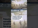 Palestinian residents say surveillance video shows Israeli settlers setting fire to parked cars