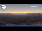 A quiet moment at the Grand Canyon with David Muir as the sun sets