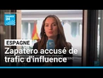 "Je suis honnête" affirme J.-L. Zapatero accusé de trafic d'influence • FRANCE 24