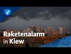 Krieg gegen die Ukraine: Russische Raketen treffen erneut Kiew