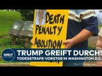 TODESSTRAFE IN DEN USA: Trump fordert Rückkehr in Washington D.C. – Kritik an autoritärem Kurs!