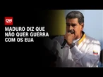 "Não à guerra", diz Maduro após Trump autorizar operações da CIA | CNN NOVO DIA