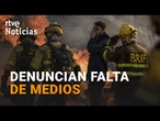 INCENDIOS: Así son las CONDICIONES de los PROFESIONALES que LUCHAN contra las LLAMAS | RTVE Noticias