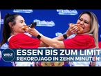 NEW YORK: Hotdog-Wettessen am Nationalfeiertag! – Teilnehmer kämpfen um neuen Weltrekord!