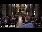 Workers who rebuilt Notre Dame to perform inside the historic church this week