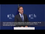 Rutte: Collaborazione tra Nato e Ue è eccellente