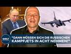 PUTINS KRIEG: Kreml zu F16-Lieferungen 