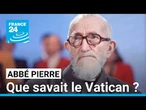 Accusations de violences sexuelles visant l'abbé Pierre : que savait le Vatican ? • FRANCE 24