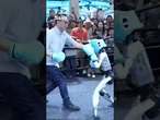 Humainoids swing punches at each other in robot boxing match #ai #robot #boxing