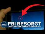 USA: FBI besorgt - UFOs über der Ostküste? Flugobjekte schockieren Anwohner